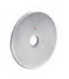 Burns X-Y-Z Base Plates (Each), 2" Diameter