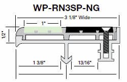Wooster WP-RN3SP-NG Two Stage Section 3 1/8" Wide 1/2" Thick