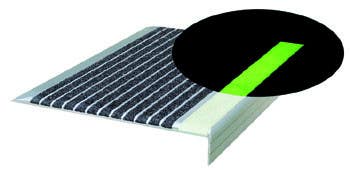 Wooster Flex-Tred Niteglow And Ocean Gray Rolls 1"X60' (12 Rolls/Carton)