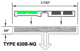 Wooster Niteglow (Glow in the Dark) 630B-NG-B Two Stage Section Insert Only