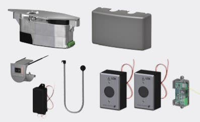 LCN 6440-2210 Compact Series Module & Touchless, Battery-Powered, RF Actuator Kit