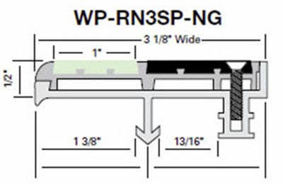 Wooster Niteglow (Glow in the Dark) WP-RN3SP-NG-B Two Stage Section Insert Only