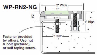 Wooster Niteglow (Glow in the Dark) WP-RN2-A Two Stage Section Base With Wood
