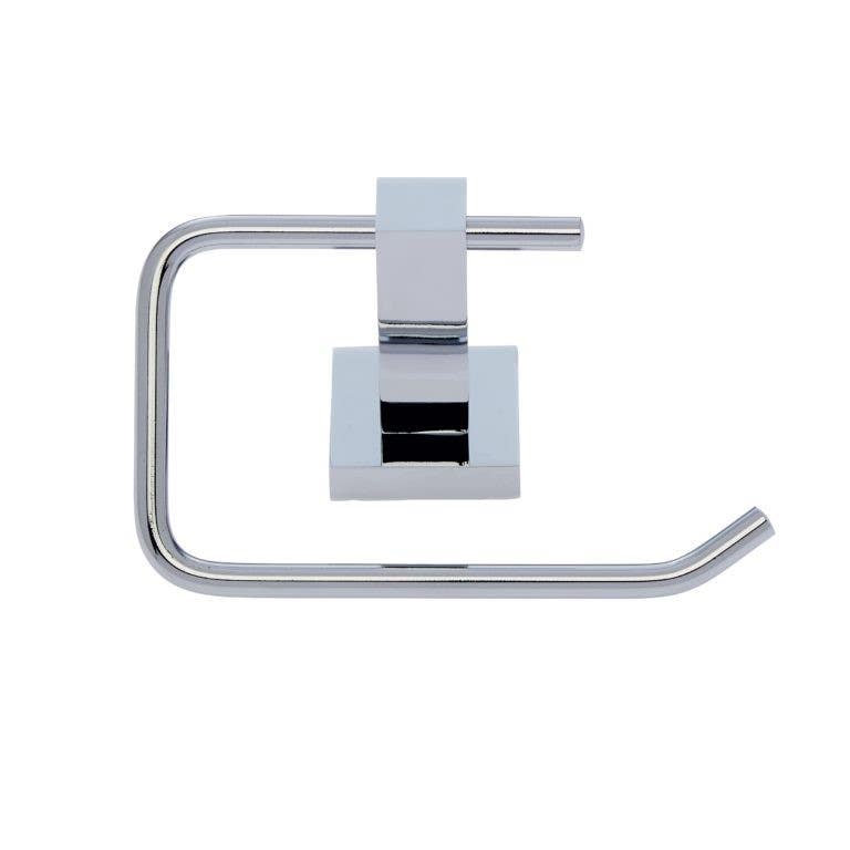 JVJ Hardware Milan Series Squared Euro Paper Holder, C/S Composition Zinc & Stainless Steel