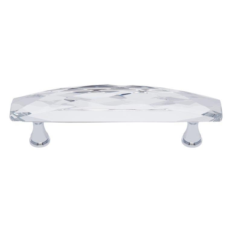 JVJ Hardware Pure Elegance Collection Wide Crystal Pull