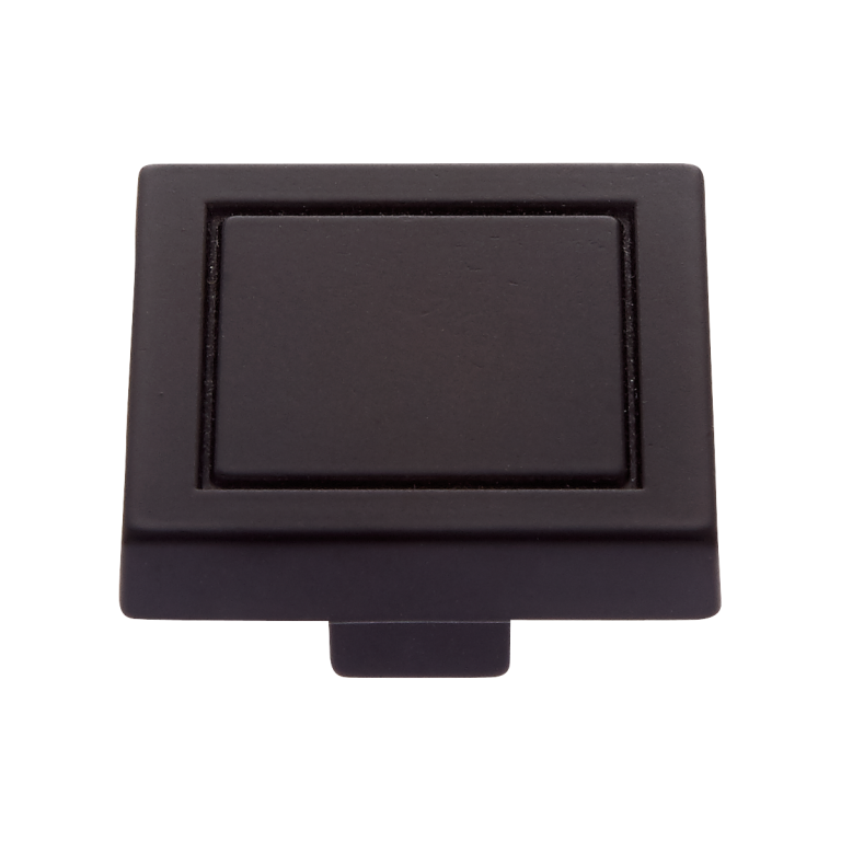 JVJ Hardware 32 mm Minimalista Collection Square Knob, Composition Zamac