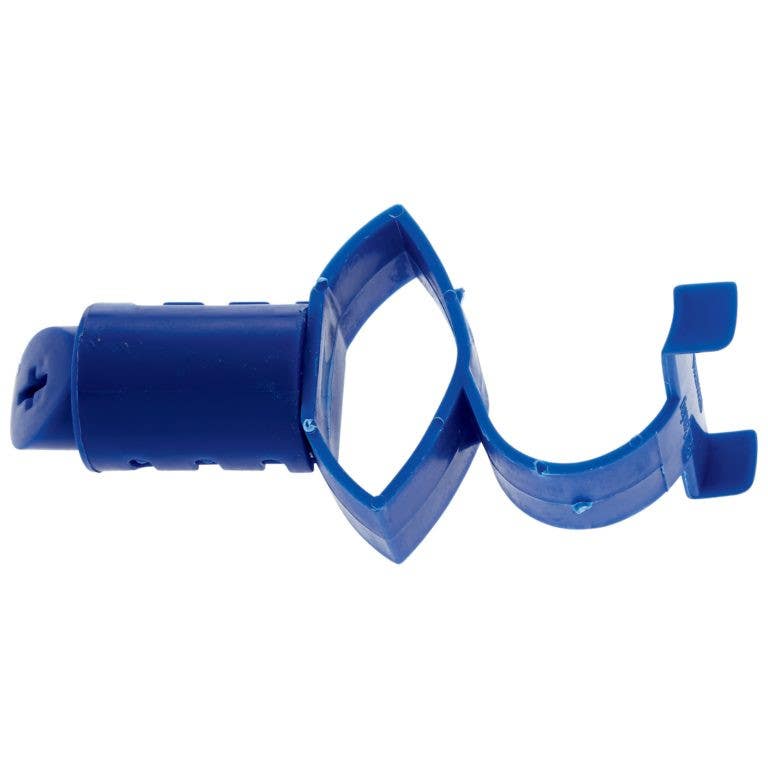 JVJ Hardware Builders Hardware Blue Thing Door Guard Temporary Door Latch, Composition Polyethylene (Bulk Only)