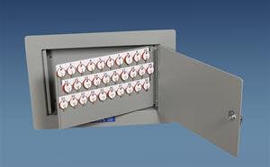 Lund 1303 Recess-in-Wall Cabinet Medium, Key Capacity 160-300