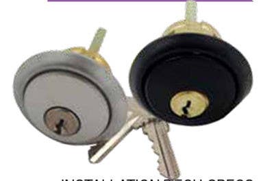 FCBP 841 Key Cylinder - Standard Rim Type