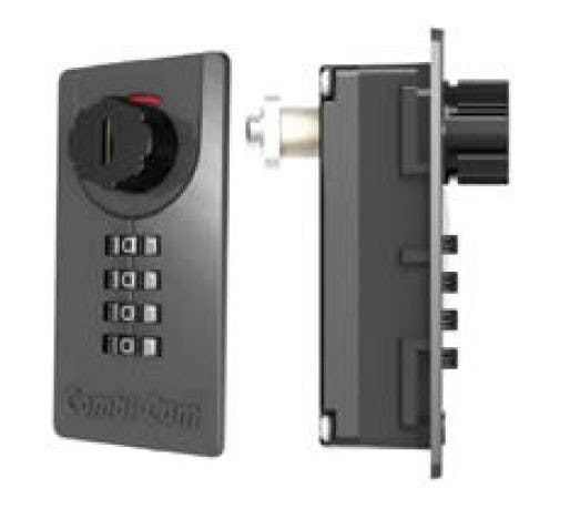 FJM Security 7700 Combination Cam Lock with Key Override and One Time Use Mode