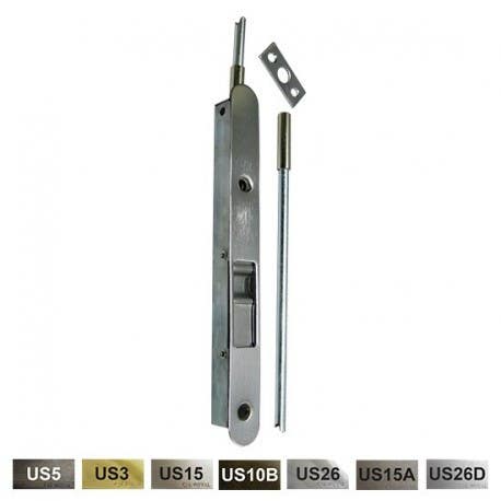 Cal-Royal FBG Solid Brass Single Route Flush Bolt Round End