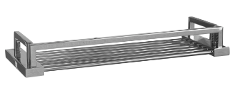 Linnea SC3011S Square Shower Caddy, Finish-Satin Stainless Steel