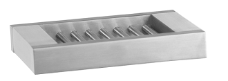 Linnea SD1611S-SSS Soap Dish, Finish-Satin Stainless Steel