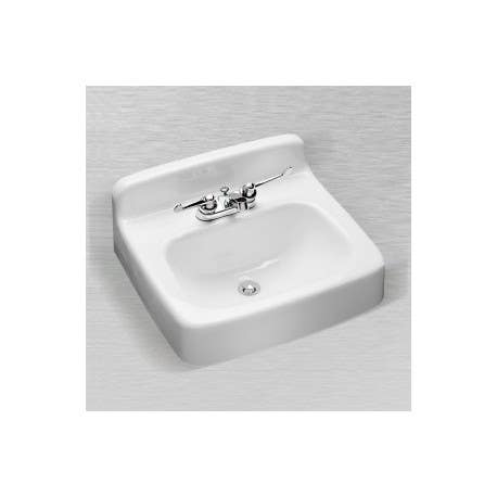Ceco 54 Rectangular Service Lavatory Sink, 19"x17", White Finish