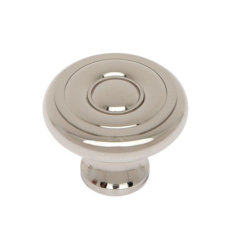 JVJ Hardware 1-1/2" Classic Collection Georgian Knob, Composition Solid Brass