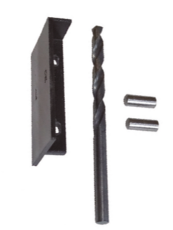 ABP-Beyerle 110.00036 Casa Series Barn Door Hardware Track Rail Connector Drill, Drill Template, Material-Metal/Plastic