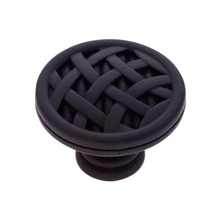 JVJ Hardware 1-1/2" Vintage Collection Crisscross Knob, Composition Zamac