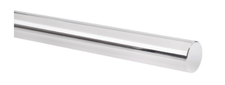 ABP-Beyerle USO200 Track Rail, Finish- Satin Stainless Steel, Solid