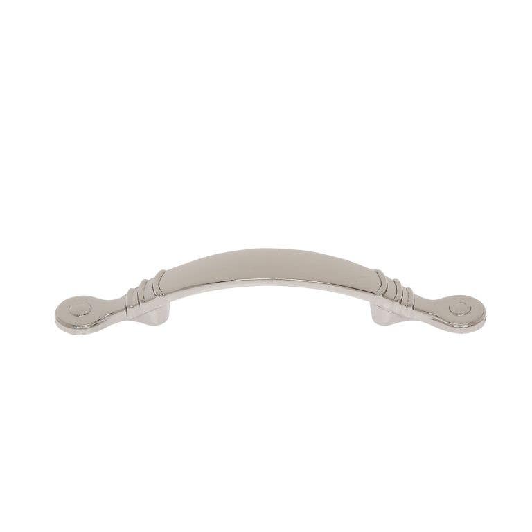 JVJ Hardware 3" c/c (5-1/2" OA) Vintage Collection Footed Pull w/Circles, Composition Zamac