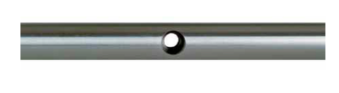 ABP-Beyerle USO202 Track Rail, Hollow, Satin Stainless Steel