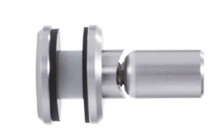 ABP-Beyerle USO229EF Glass Mount Set, Non Adjustable For Glass Door, Dimensions-5/16" - 1/2"