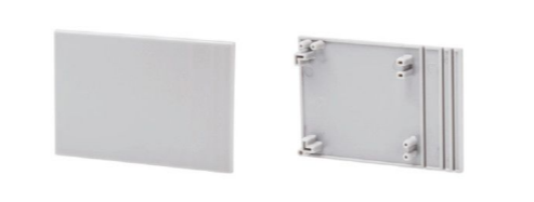 ABP-Beyerle USO84-EK1 Pair of End Caps for Rail Comfortline 2 3/8"/2 19/32"