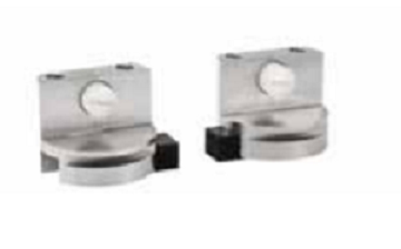 ABP-Beyerle 112 Door Stopper (Pair) With Connection Set For Rail Comfortline Material- Aluminum / Rubber Buffer