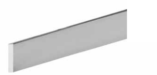 ABP-Beyerle 130 Track Rail for Niches Drilled, Material-Stainless Steel, Polished