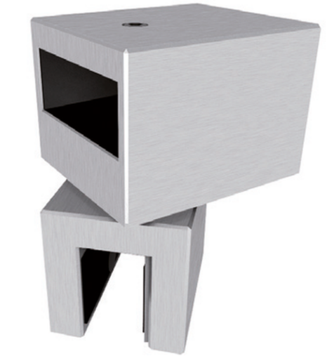 ABP-Beyerle DTB Glass Mount, Edged Tube, With Turnable Glass Holder, Thickness  5/16" – 25/64"