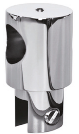 ABP-Beyerle DTB2530-30CG Glass Wall Mount, With Glass Holder, Material-Polished Chrome