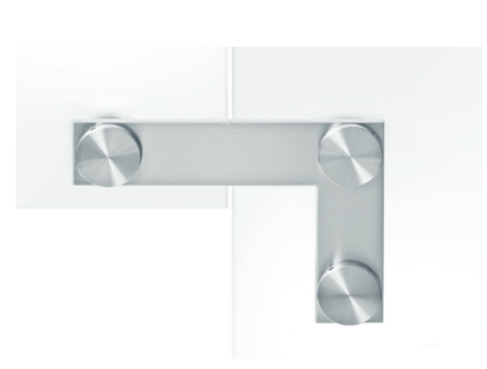 ABP-Beyerle USO27 Flatec 3 -Hole-Connector For Skylight, Material-Satin Stainless Steel