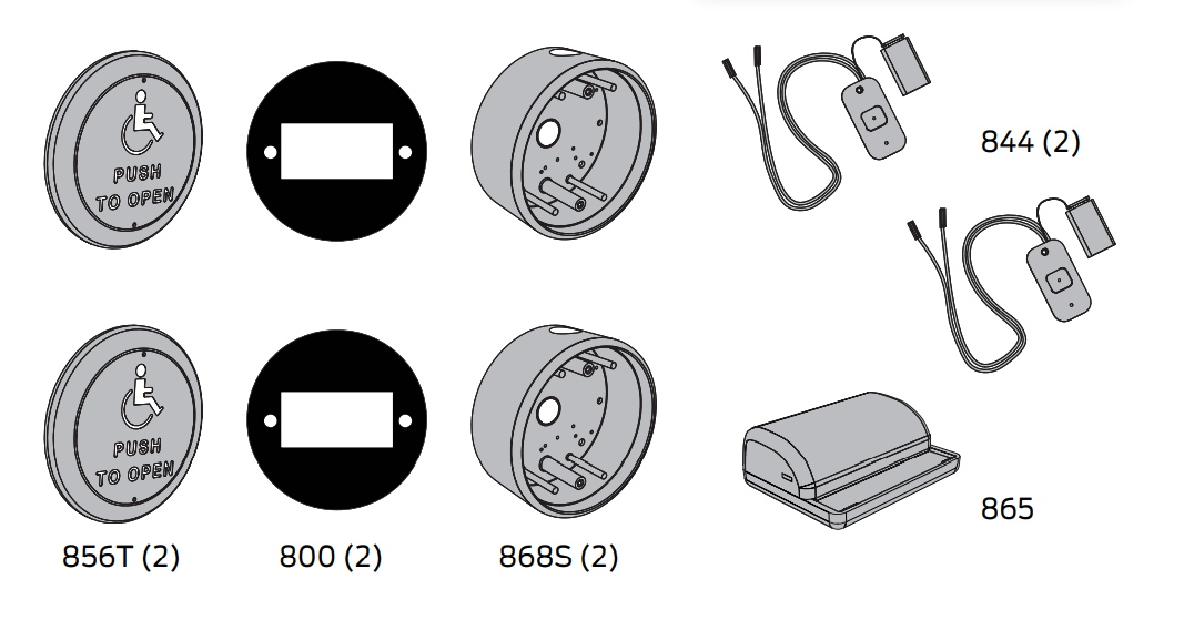 LCN 8310 Series Actuators Wall Mount