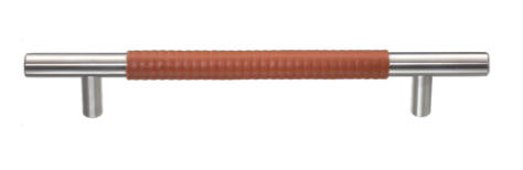 ABP-Beyerle MG220 Ceres Bar Handle With Embossed Leather, Pattern-Large Ring Emboss