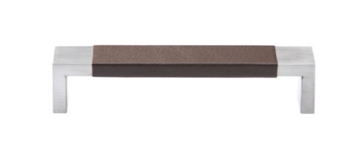 ABP-Beyerle MV128-20EF Ciba Handle 13/16" x 5/16" With Plain Leather, Color-Cocoa