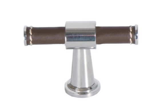 ABP-Beyerle MK56EF Carus Doorknob Satin Stainless Steel, Length-2 9/64", Finish-Plain