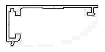 Genius 05-00220 Surface Mount Frame Base Profile