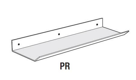 Peter Pepper PR Presentation Rail W/ Natural Anodized Aluminum Finish
