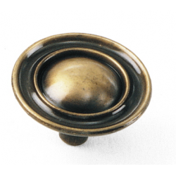 Laurey 75905 1 1/2" Classic Traditions Ambassador Knob - Antique Brass