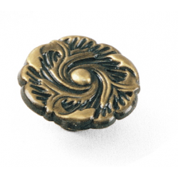 Laurey 76 Classic Traditions Provincial Knob - Antique Brass