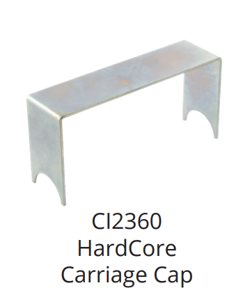 D&D CI23 Carriage Cap, Finish-Zinc