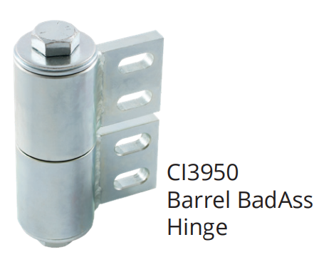 D&D CI3950 Shut It BadAss Barrel Hinge, Finish-Zinc