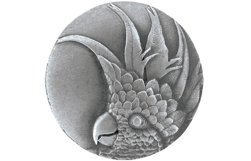 Notting Hill NHK-327 Cockatoo (Small - Right side) Knob 1-3/8 diameter