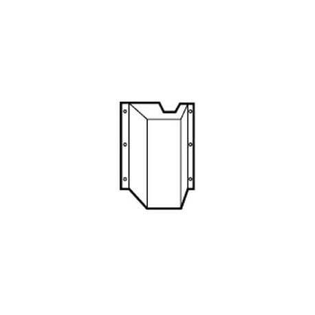 Don-Jo 8 Vertical Rod Protector, Satin Stainless Steel Finish