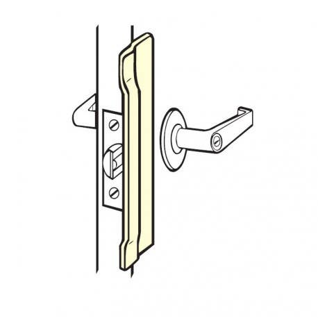 Don-Jo NLP-106/ 110 Latch Protector, Satin Stainless Steel Finish