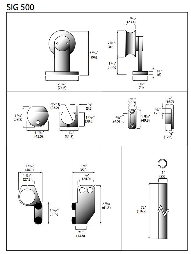 AHI No.500-WM Wall Mount