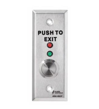 Alarm Controls TS-11/TS-10 Vandal Resistant Request to Exit Station w/ Red & Green LEDs