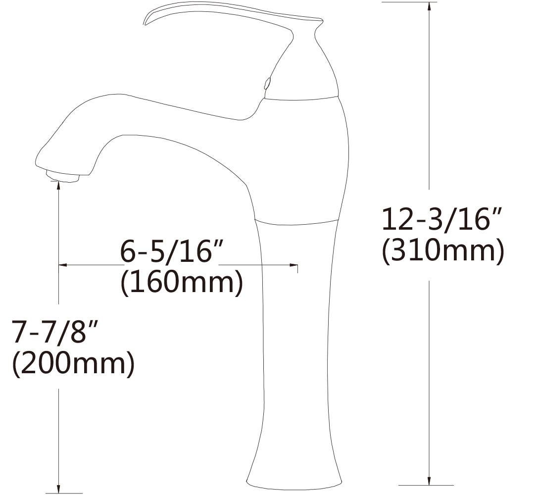 American Imaginations AI-287 Deck Mount CUPC Approved Lead Free Brass Faucet