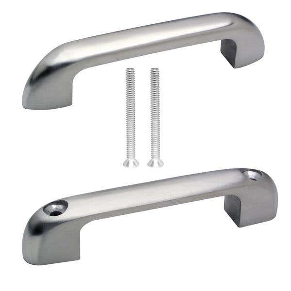 Jacknob 54403 Door Pull W/ Through Hole/set, 1" Door Thickness, Cast Stainless Steel