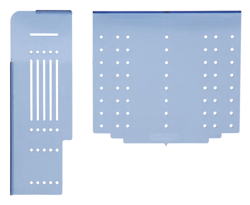 Amerock TMPMUL Cabinet Hardware Installation Template, Cabinet Door/Drawer Combo Pack