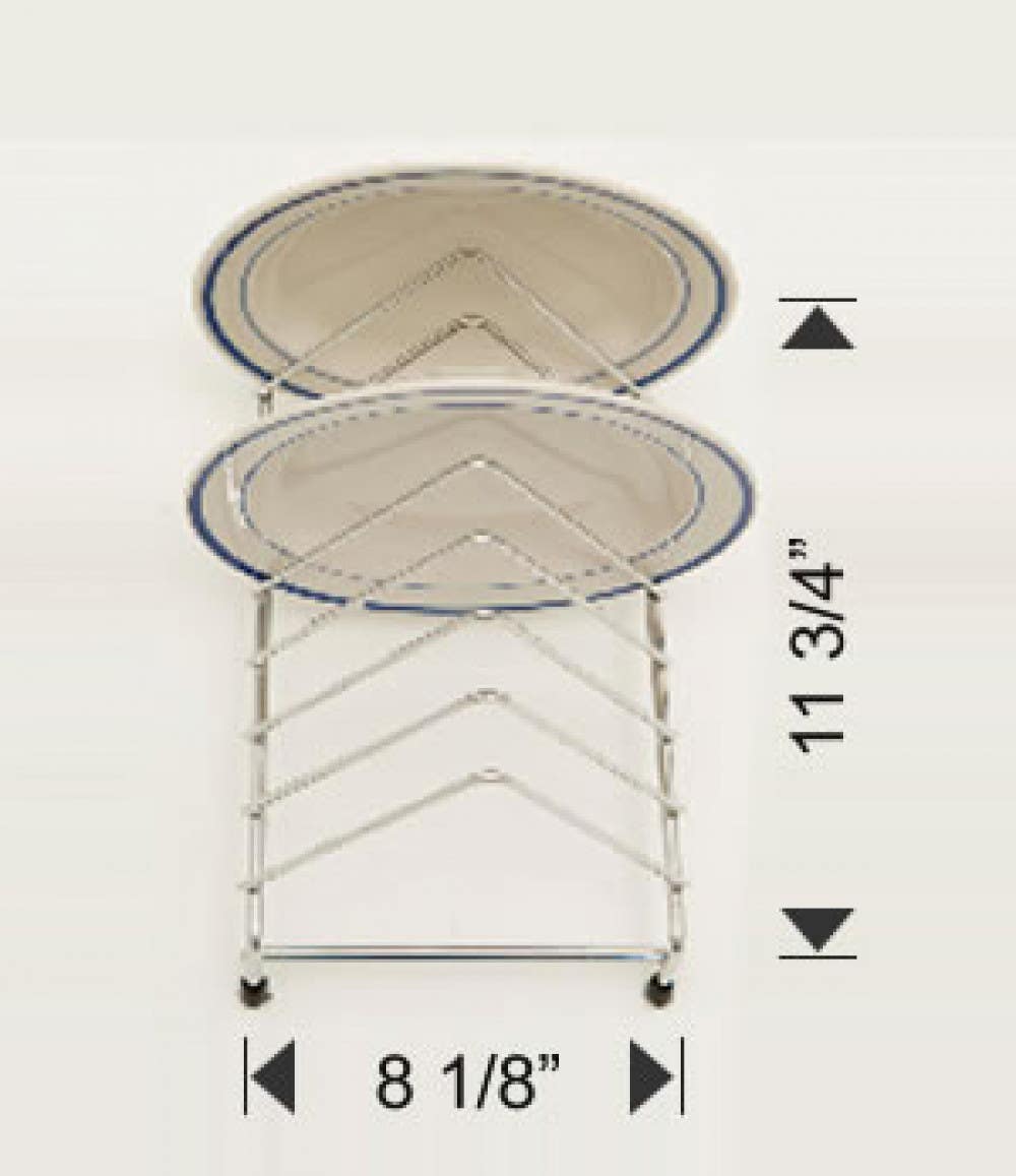 American Imaginations AI-34893 Unique Above Counter Stainless Steel Kitchen Plate Rack